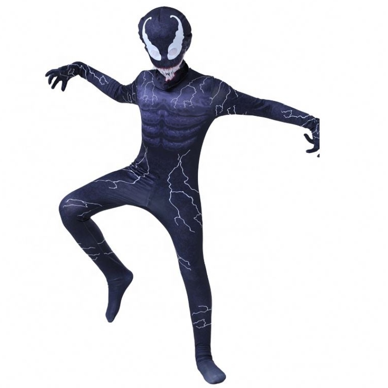 Cel mainou Peter Eddie Musc Mușchi Bodysuit Băieți Superheroi SALLEHSUT Spiderman Halloween Venom Cosplay Copiii Copiii