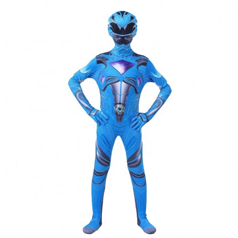 Colorat cu ridicata cu angrouri de halloween carnaval cosplay cinci bestie supererou mistic forța puterea ranger costum pentru copii