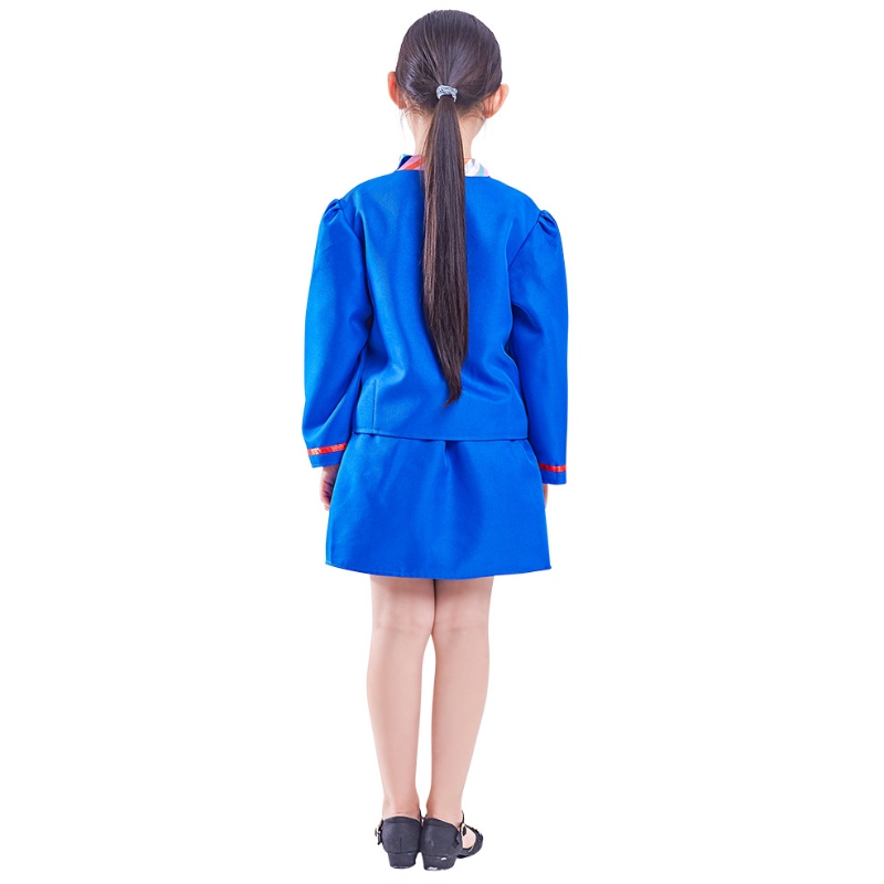 Copiii Costum de performanță însoțitor însoțitor uniform profesional uniform costum de cosplay de Halloween