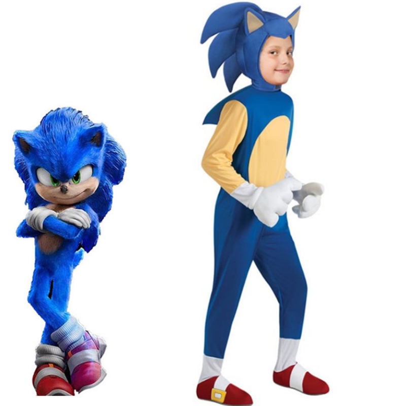 Halloween Deluxe Sonic Costum Hedgehog Generations Generations Cosplay Cartoon Bodysuit