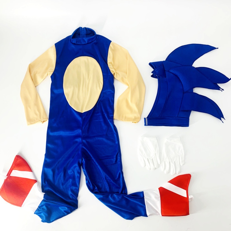 Halloween Deluxe Sonic Costum Hedgehog Generations Generations Cosplay Cartoon Bodysuit
