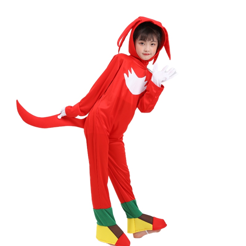 2022 Supersonic Kid Super Black Sonic Red Shadow Costum pentru Halloween