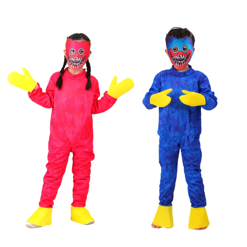 3 bucăți personaj joc de joc Playtime Bodysuit Halloween Mak Cosplay Mask Copii pentru copii
