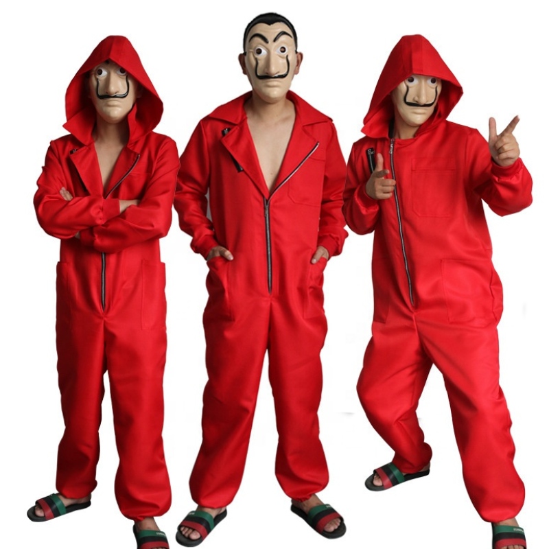 Costum de film Salvador Dali Heist Casa de hârtie La Casa de Papel Cosplay Halloween Costume de petrecere de Halloween