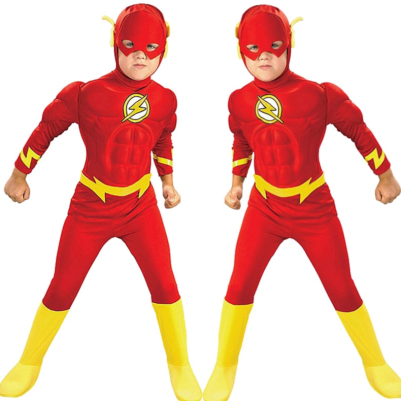 Costum de performanță cosplay Halloween Costumul muscular Flash Body