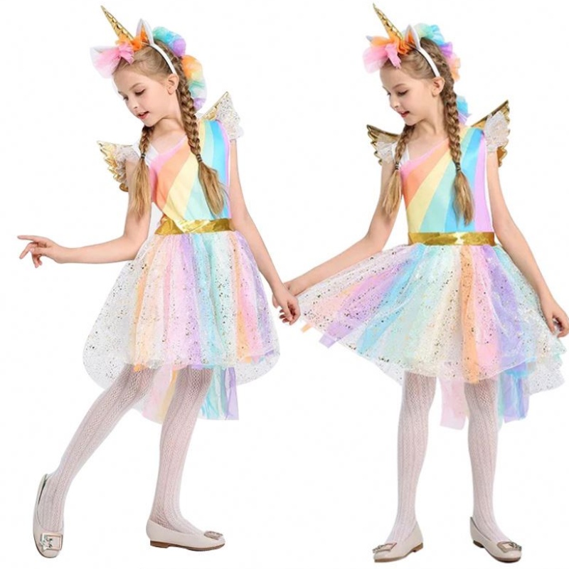 Baige Girls Wonder Woman Costum Halloween Set Princess Party Party Rochie ladybug pentru copii