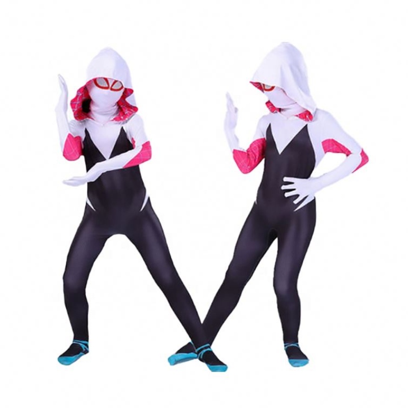 Vacanță de Halloween Party cu ridicata Femei Fete Copii Gwen Spider Bărbat Paralel Paralel Universal Îmbrăcăminte Costume Cosplay cu mască