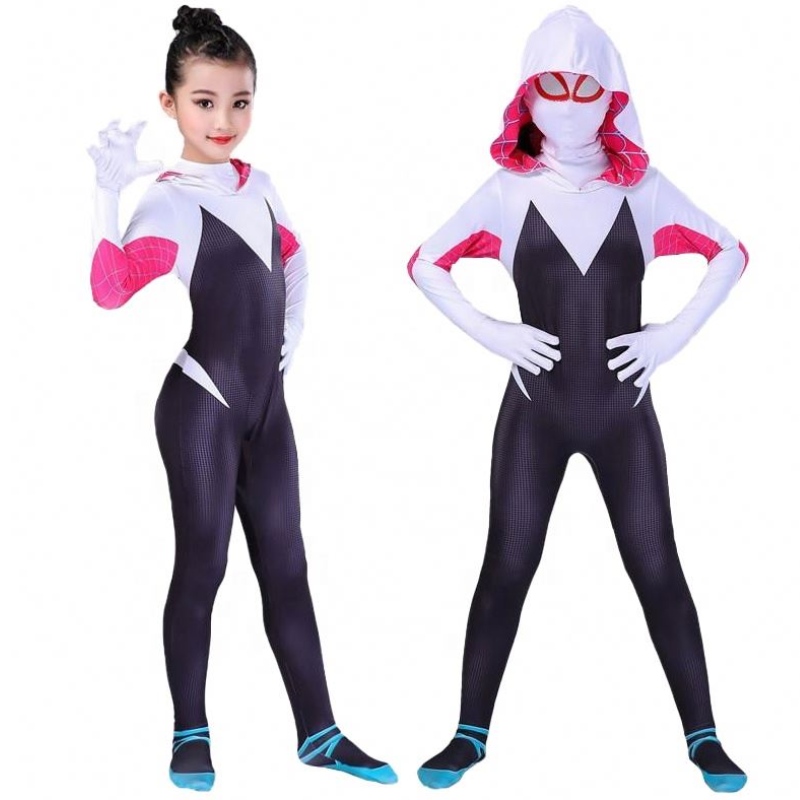 Vacanță de Halloween Party cu ridicata Femei Fete Copii Gwen Spider Bărbat Paralel Paralel Universal Îmbrăcăminte Costume Cosplay cu mască
