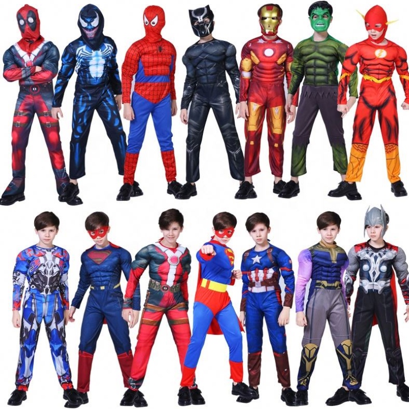 Fabrica Direct Copii Costume Coplays Copii Costume Superhero Costume Musculare