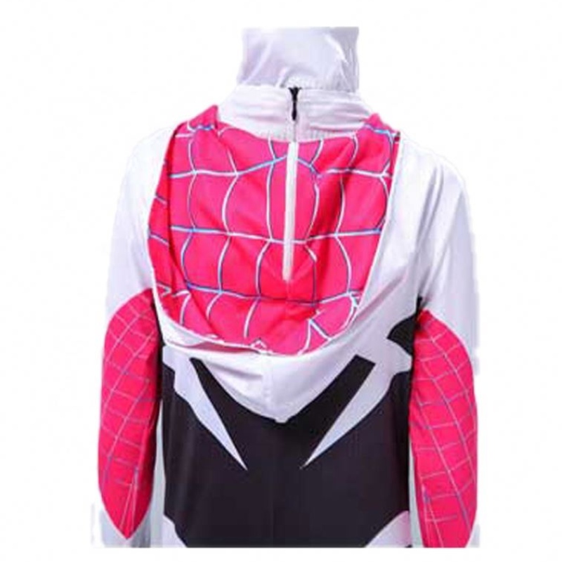 Hot Sale Halloween Cosplay Polarful pentru femei Gwen Costume de păianjen cu căptușeală pentru copii