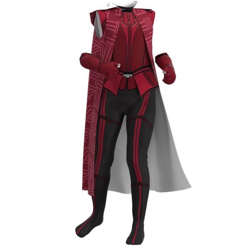 Hot TV&movie costume adulți costume de Halloween Cosplay Wanda Vision Wanda Scarlet Witch Costume