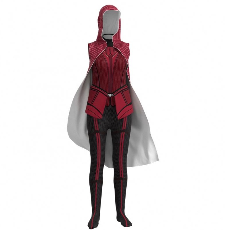 Hot TV&movie costume adulți costume de Halloween Cosplay Wanda Vision Wanda Scarlet Witch Costume