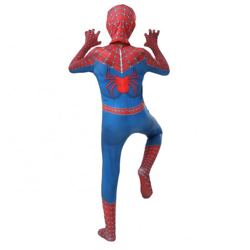 Made in China Factory Factory Classic Popular Blue&red Avenger TV&movie Superhero salopete Anime Halloween Haine Spiderman