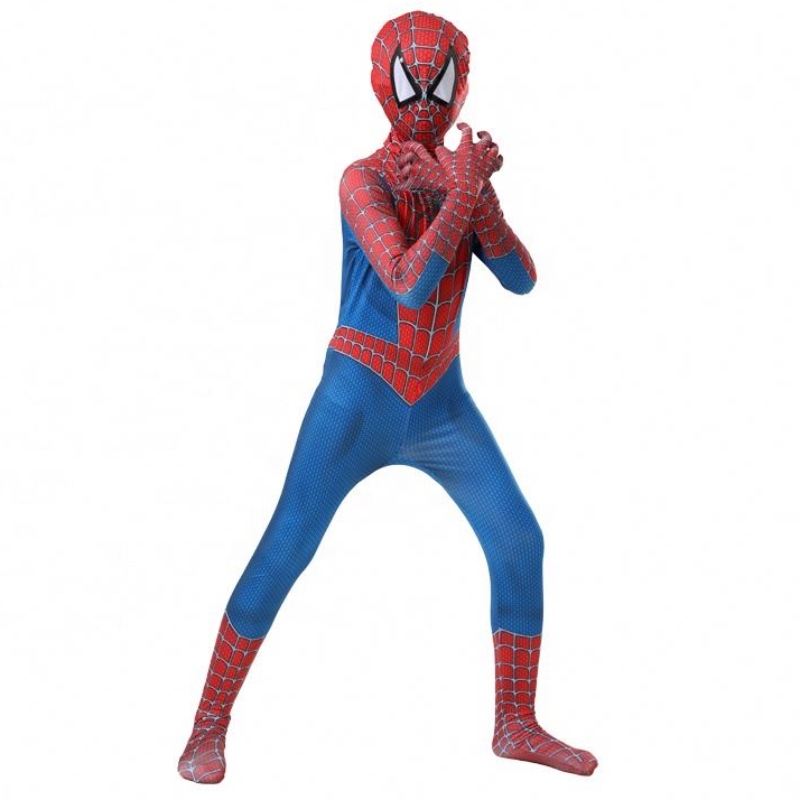 Made in China Factory Factory Classic Popular Blue&red Avenger TV&movie Superhero salopete Anime Halloween Haine Spiderman