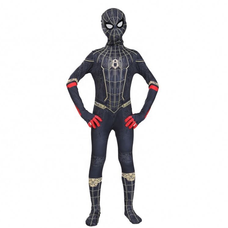 Fancy salopet adult și copii de Halloween cosplay corporal roșunegru spandex 3d îmbrăcăminte tipărită păianjen costum spiderman costum