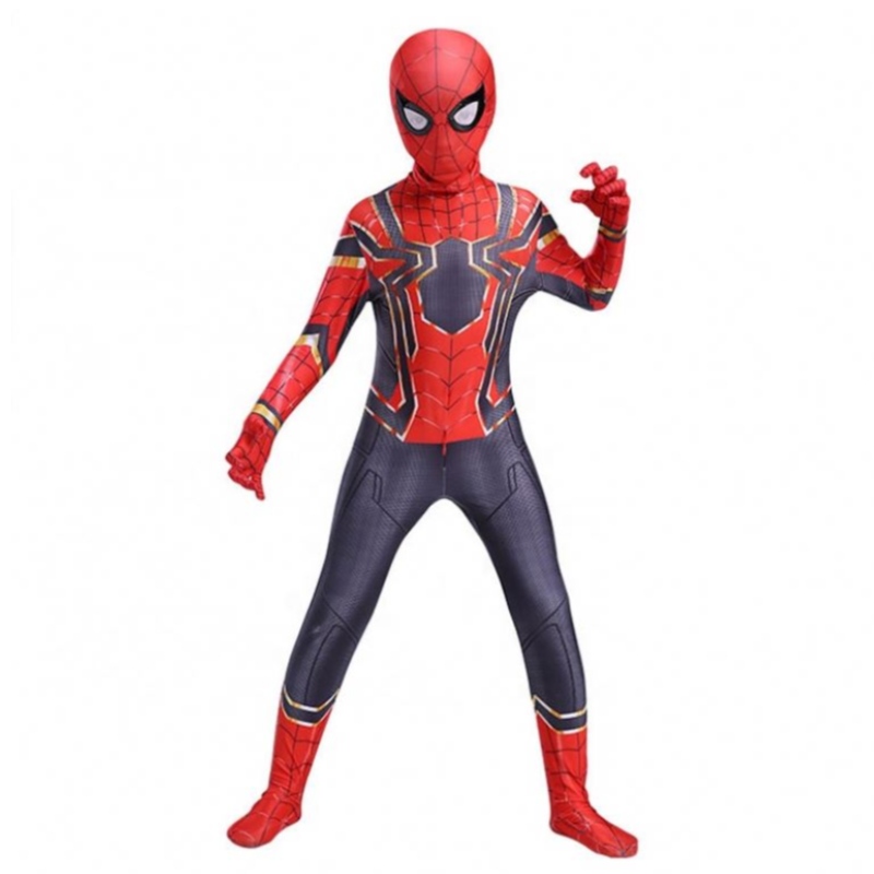 Costum de cosplay pentru salopete Spiderman Red pentru copii seturi de îmbrăcăminte pentru copii