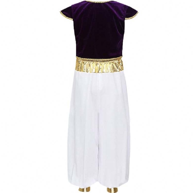 Halloween Aladdin Lampa Magic Cosplay Cosplay Coplay Mâneci Cap Costum Aladdin Prince Costum cu pantaloni HCAL-010