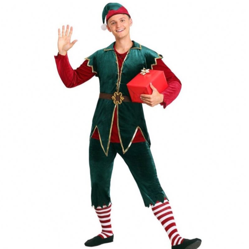 Costum de elf pentru petreceri de Crăciun pentru adulți
