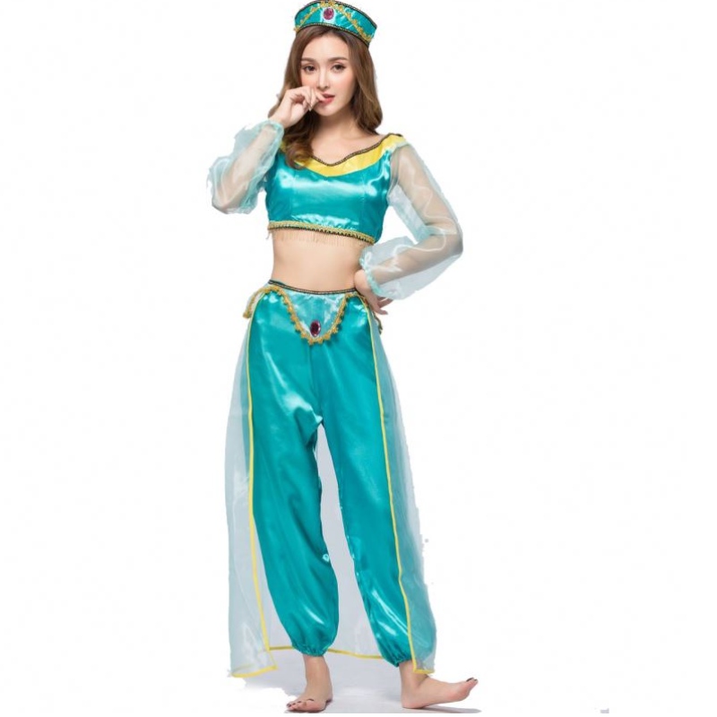Uniforme de joc Europa și Statele Unite Halloween Costume Cosplay Sexy Aladdin Magic Lampa Jasmine Princess