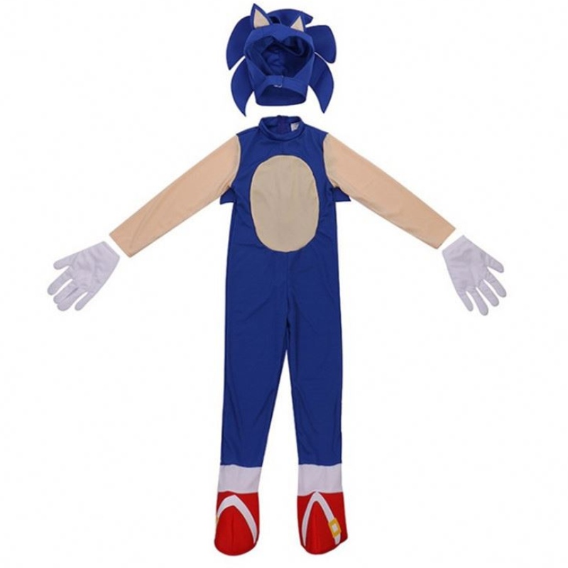 Costum pentru copii de Halloween Sonic Sonic The Hedgehog Cartoon Sonic Boy Cosplay Game Costum de performanță