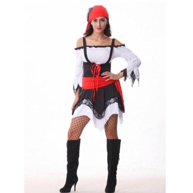 Rochie de petrecere de Halloween Costum de cosplay uniform pentru pirat sexy