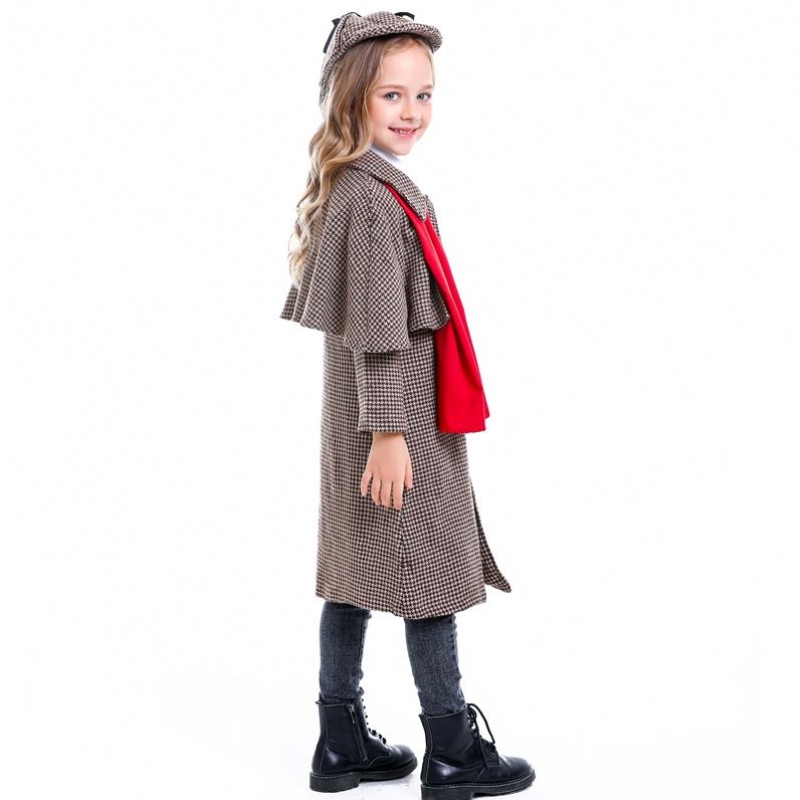 Girl Boy Detective Sherlock Holmes Rolul Sherlock Holmes Costum pentru ChildHCBC-012