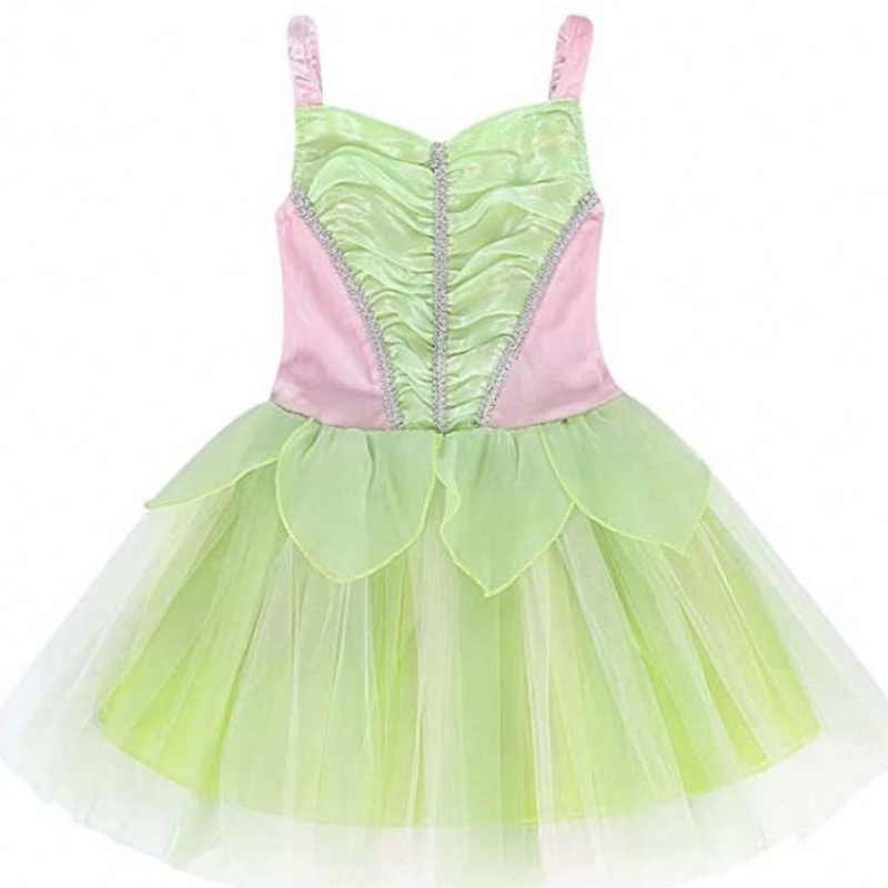 Halloween cosplay pentru fete petreceri de Crăciun cu flori verzi de basm tinker tinker bell ținute cu fluturi seturi de aripi hctb-005