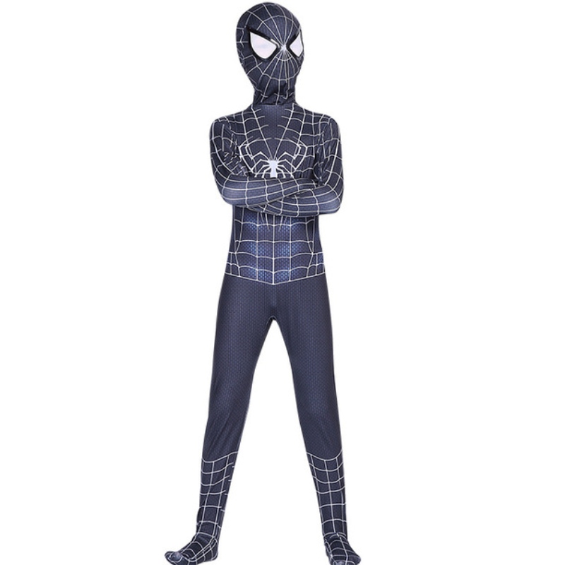 Costum roșu Black Spiderman Spider bărbat costum păianjen-man Costume pentru copii copii spider-man cosplay îmbrăcăminte de halloween costum