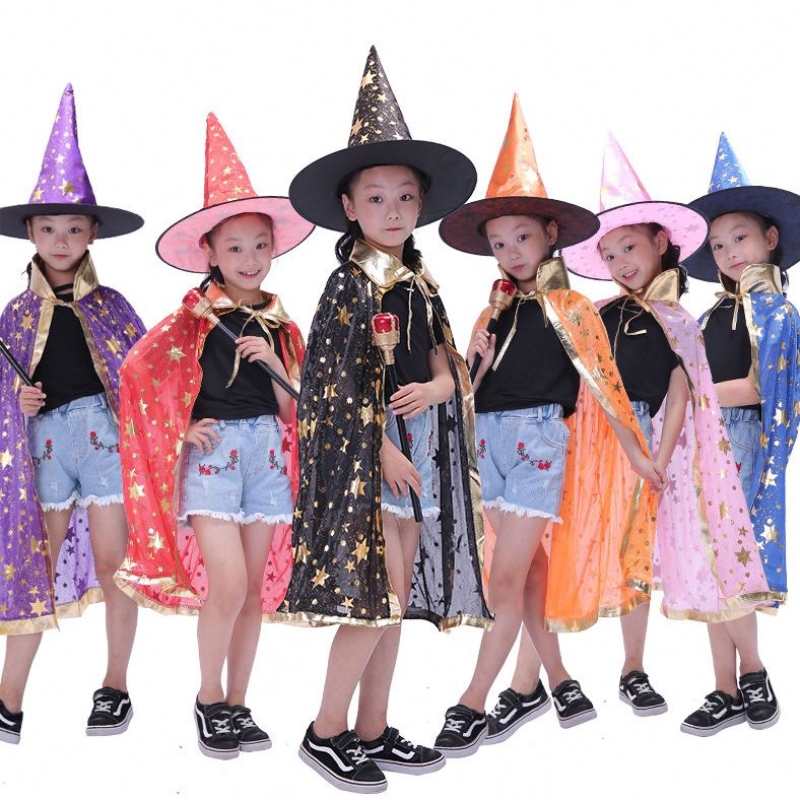 Permiteți petrecerea pentru adulți pentru copii, îmbrăcați -vă roșu șinegru față de față, guler Cape Hood Cape Cape Costum Halloween Cosplay
