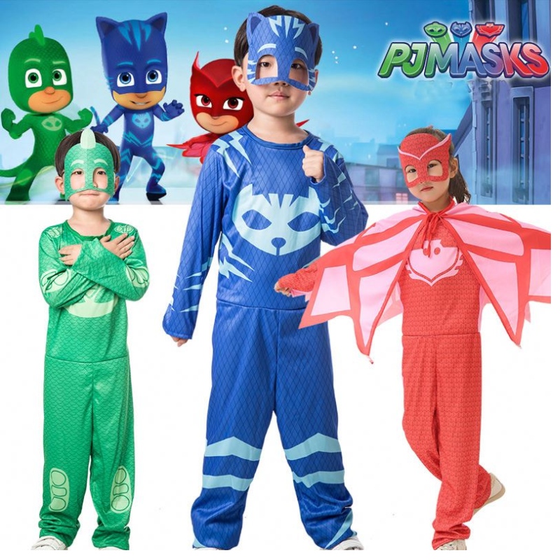 2021 Costum Halloween Cosplaynou cu mânecă lungă deghizare Cape supereroi cosplay Halloween Costume personalizate pentru copii
