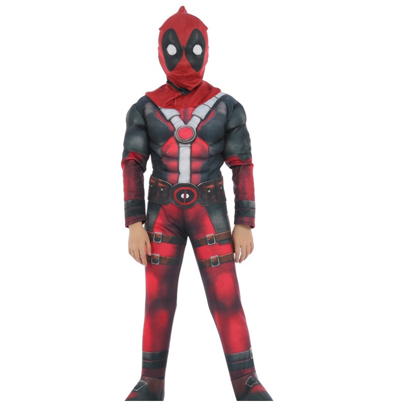 Iranman Captainamerica Spiderman Muscle Children Halloween Costum Superhero TV&movie Cosplay Costum