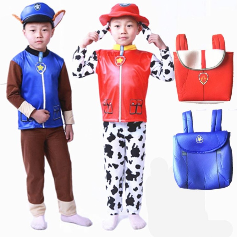 Costum de patrulă copii băieți fete denaștere Purim Marshall Chase Skye Cosplay Costum Dog Patrol Copii Ryder Party Rolul