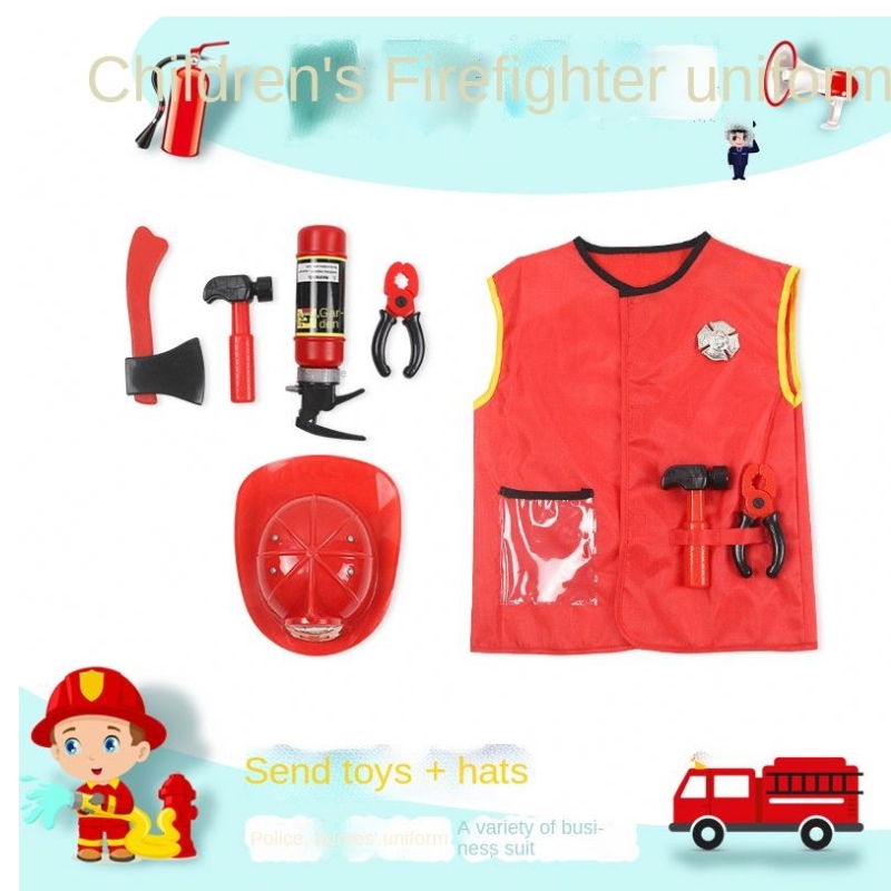 Copii Doctor uniform cosplay Child/firefighter/pilot Engineer/cook/nurse Complay Costum