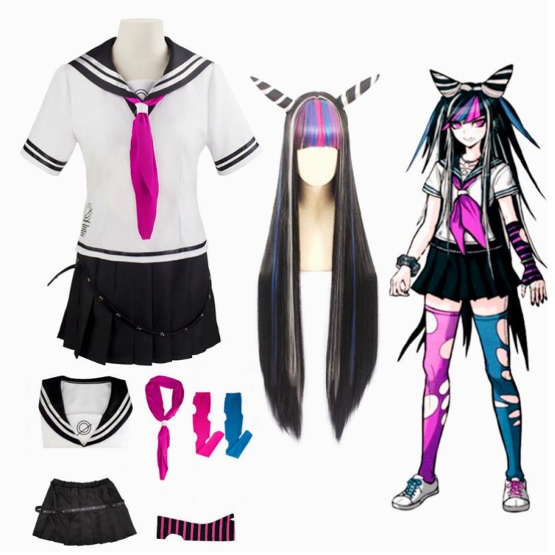 Anime Super Dangan Ronpa 2 Danganronpa Ibuki Mioda Rochie Costum de cosplay