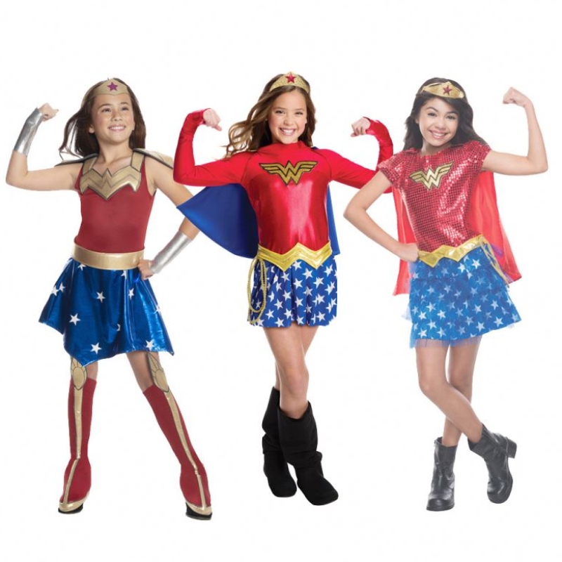 Copii super -cosplay costume super fete îmbrăcăminte superwomană îmbrăcăminte super -Halloween haine