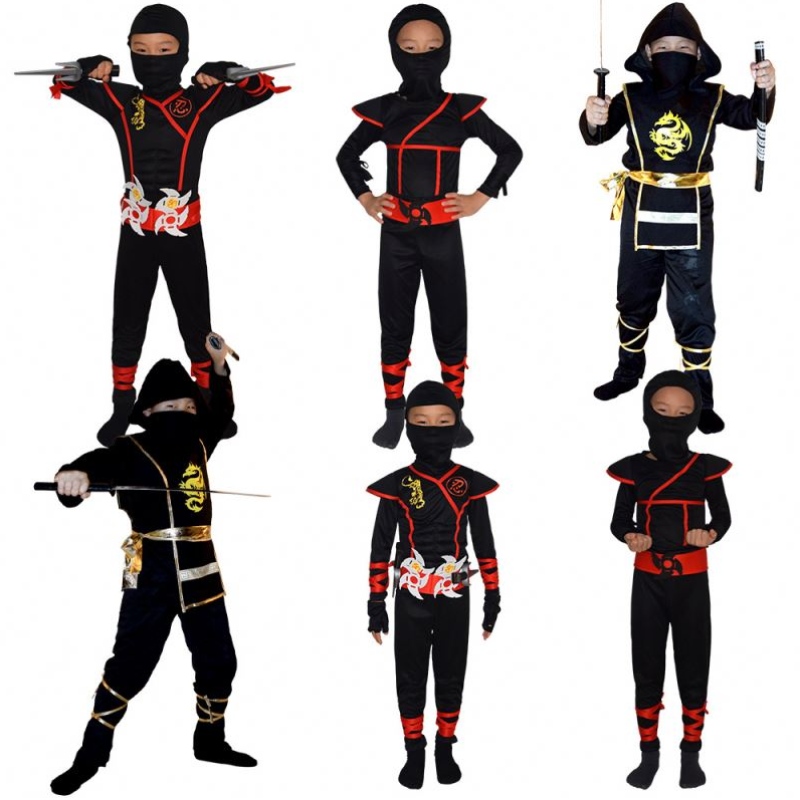 Băieți feteninja cosplay petrecere fantezistă cuțit pumnal darts carnaval helloween swordsman war costum costum