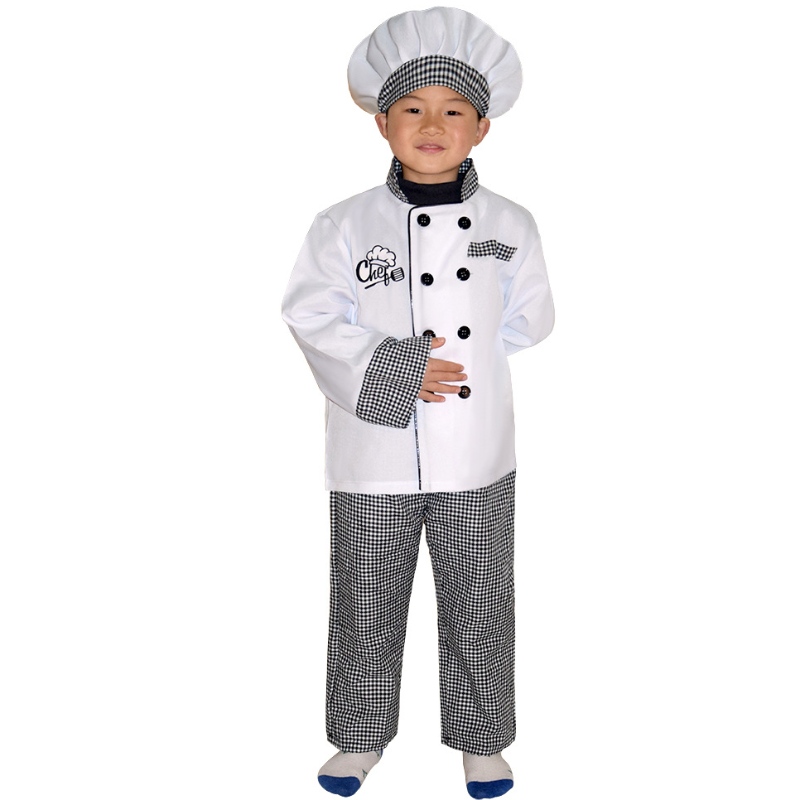 Costum de bucătari pentru copiinoi în stil Halloween Party Cosplay Distinează Play Girl \\ 's și Boy \\ Chef Apron Costum