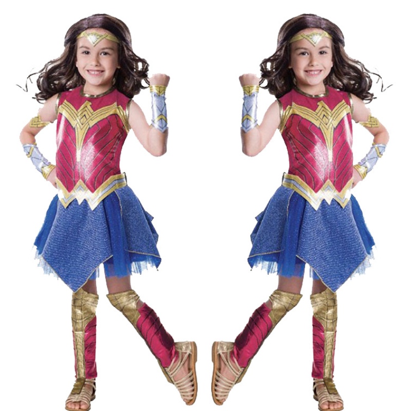 Wonder Woman Film Copil \\ Costum valoric pentru copii Fancy Fancy Deluxe Îmbrăcăminte