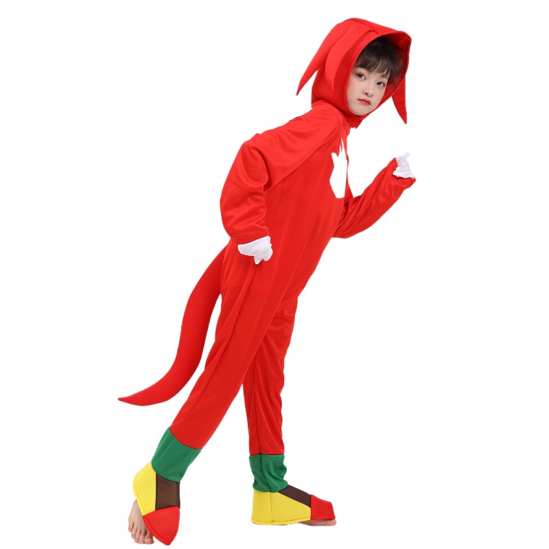 Costume de performanță pentru copii în scenă Costum Red Sonic Halloween pentru copii