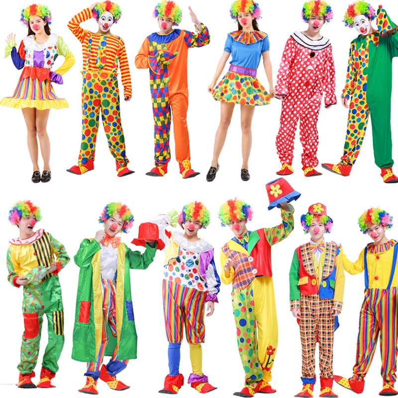 Costum de clovn pentru adulți de Halloween pentru cosplay Costum Party Bar Adult Decoration Christmas Party Clown Costum pentru 2022