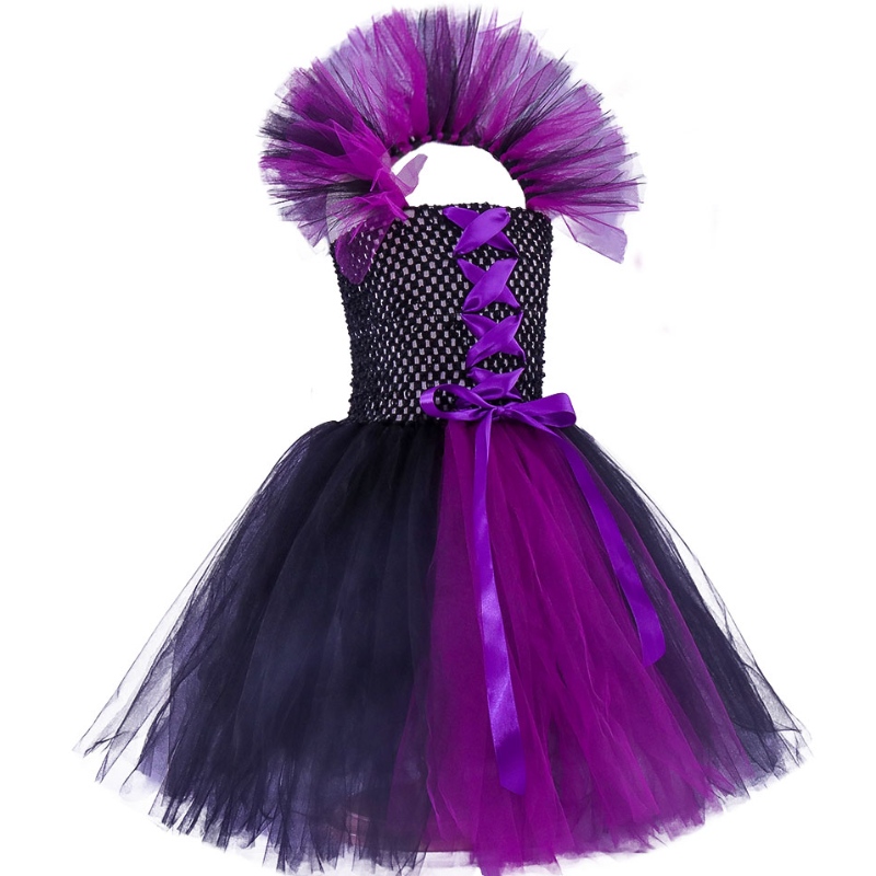 Amazon Hot Selling pentru copii \\ Halloween Rochie fete Tutu rochie de vrăjitoare rochie