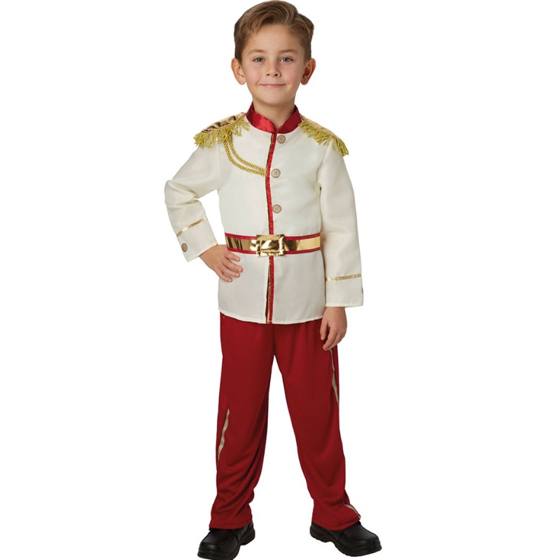 Costum fermecător Prince Prince Dress Up Medieval Royal Prince Costum pentru copii pentru copii pentru copii cu vârste cuprinse între 3-14 ani