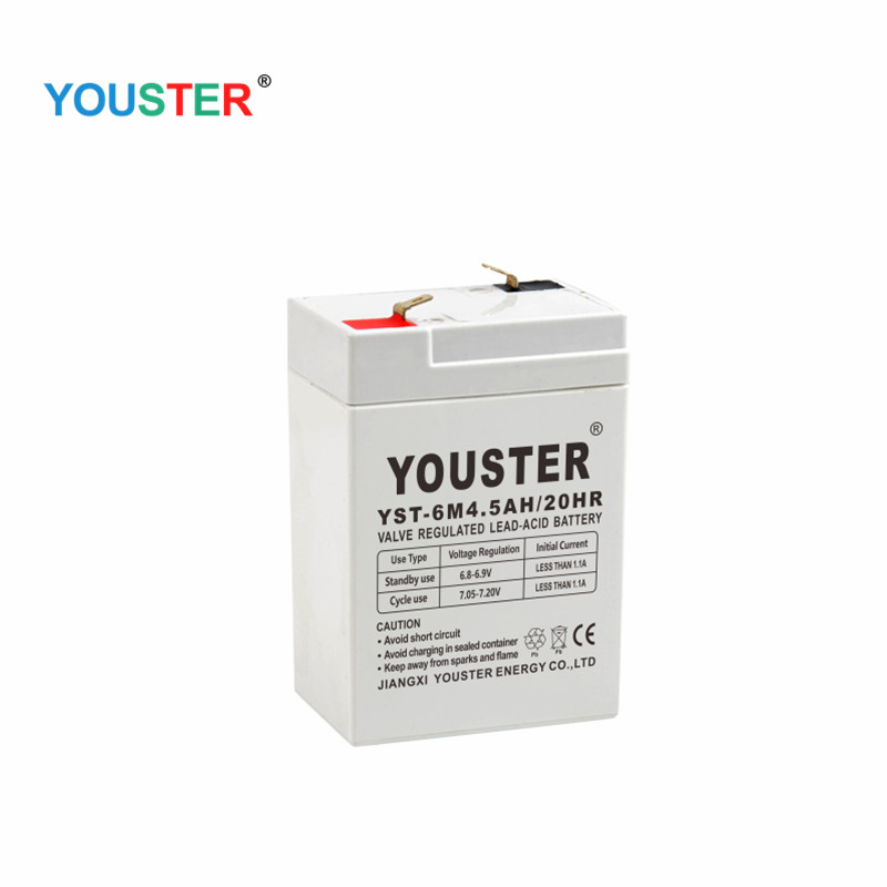 Vânzare la cald UPS Baterie cu plumb solar 6V 4.5AH Baterie reîncărcabilă cu plumb acid Baterie cu plumb