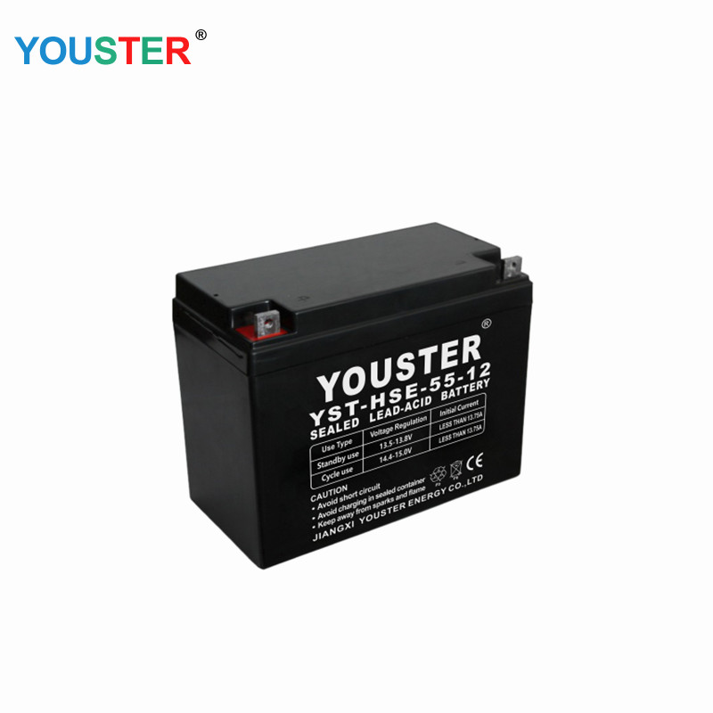 Producție de baterii cu acid cu plumb Ciclu profund AGM 12V55AH Baterii 12V 55AH Baterie de stocare