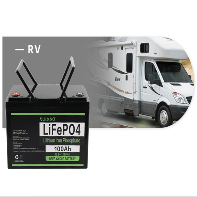Bateria LiFePO4 12V 100Ah Litiu Iron Battery Pack Greutate ușoară 12 v 100 ah LiFePO4 Durată lungă de viață a bateriei pentru camper