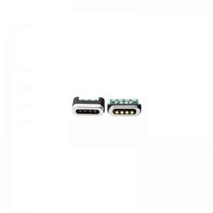 Conector electric magnetic cu semnal de încărcare și transmisie