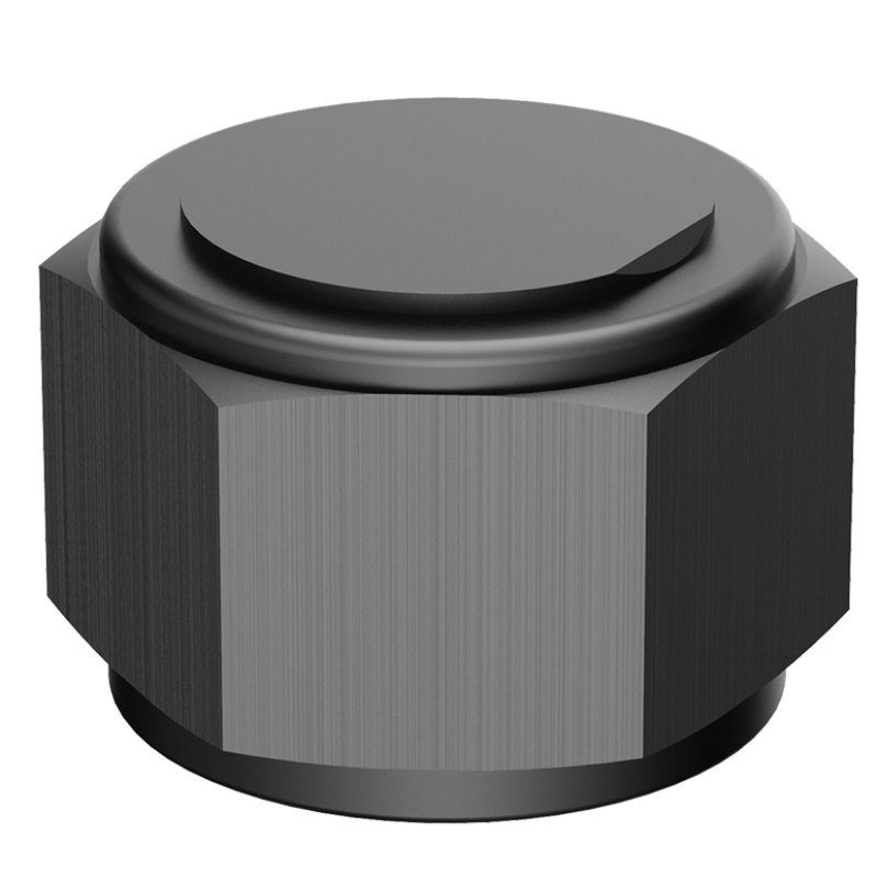 Bloc off capac adaptor feminin Fitting Plug Aliaj de aluminiu