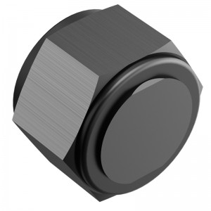Bloc off capac adaptor feminin Fitting Plug Aliaj de aluminiu