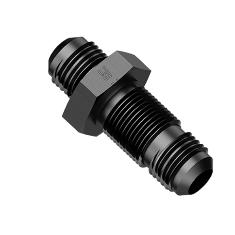 Masculin Bulkhead Adaptor de montare a combustibilului Union Aluminiu drept
