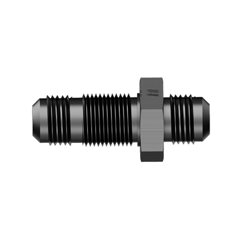 Masculin Bulkhead Adaptor de montare a combustibilului Union Aluminiu drept